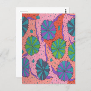 Cartão Postal Vibes Funky Retro