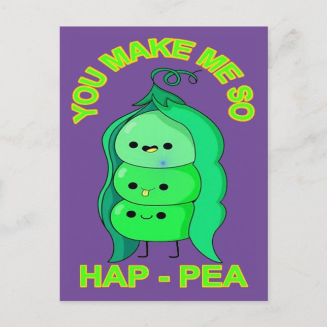 Cartão Postal vibrações positivas (Frente)