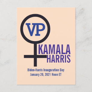 Cartão Postal Vice-Presidente Kamala Harris VP