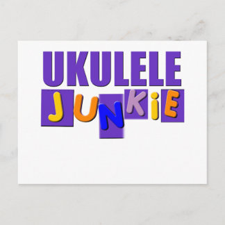 Cartão Postal Viciado em Ukulele