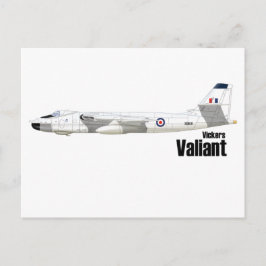 Cartão Postal Vickers Valiant