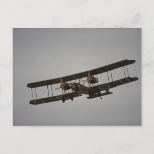 Cartão Postal Vickers Vimy, bombardeiro WWI