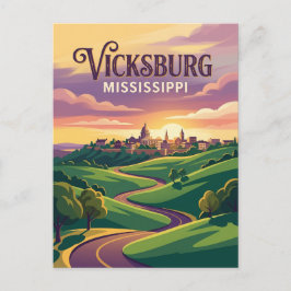 Cartão Postal Vicksburg Mississippi