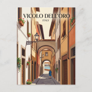 Cartão Postal Vicolo dell'Oro Itália