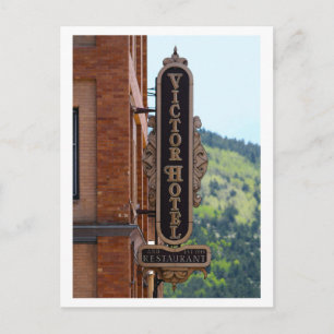 Cartão Postal Victor Hotel, Colorado
