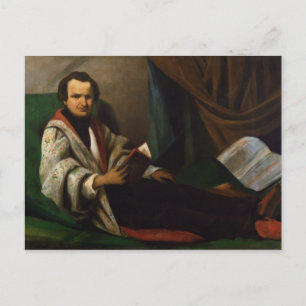 Cartão Postal Victor Hugo no divan, c.1830-40