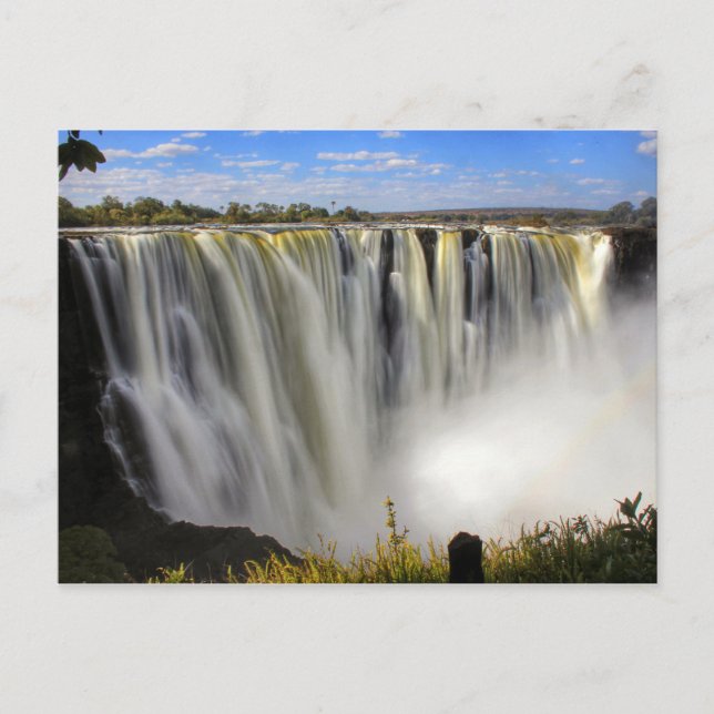Cartão Postal Victoria Falls: Principais quedas (Frente)