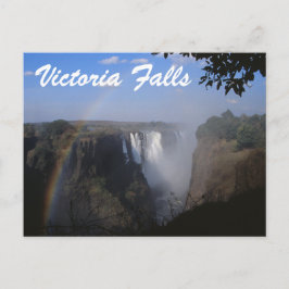 Cartão Postal Victoria Falls Viagem Postcad