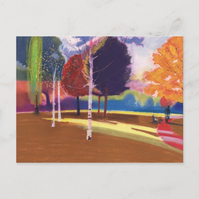 Cartão Postal Victoria Park Bath (Frente)