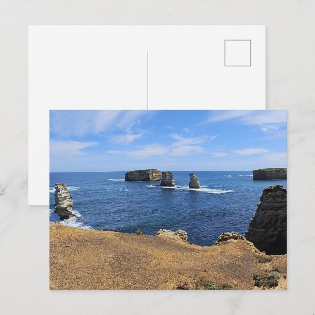 Cartão Postal Victoria’s Bay of Islands Coastal Panorama (Frente/Verso)