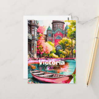 Cartão Postal Victoria Travel Art Postcard, Travel Art Postcard,