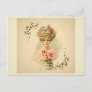 Cartão Postal Victorian Parlor_Flora