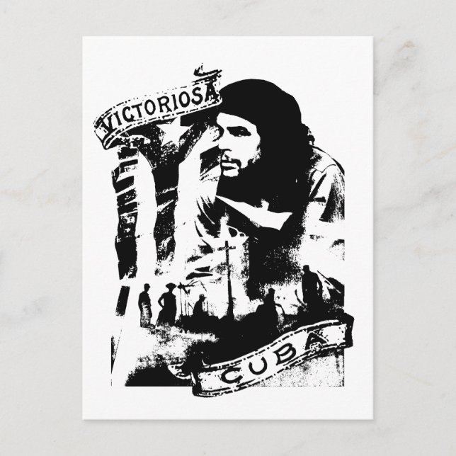 Cartão Postal Victoriosa Cuba (Frente)