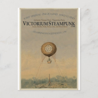 Cartão Postal Victorium Steampunk