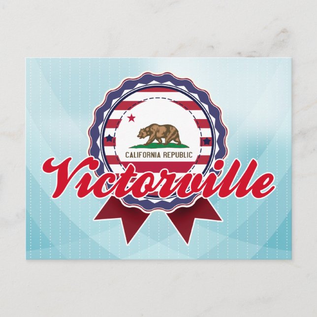 Cartão Postal Victorville, CA (Frente)
