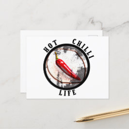 Cartão Postal Vida com pimenta quente