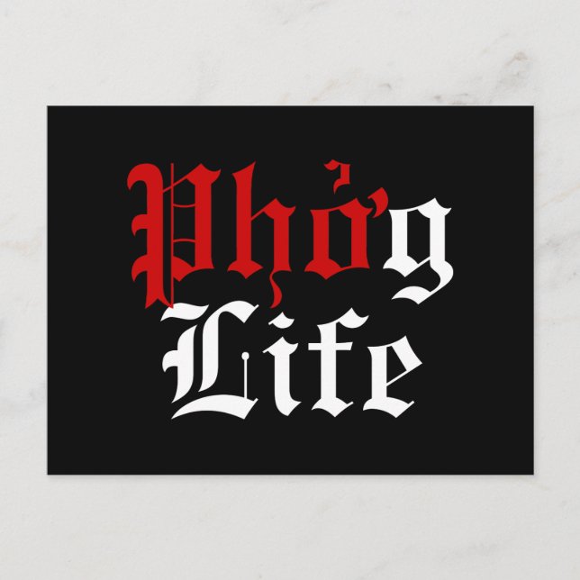 Cartão Postal Vida de Phở (Frente)