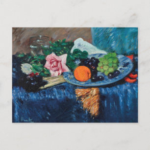 Cartão Postal Vida estática com Fruta   George Leslie Hunter