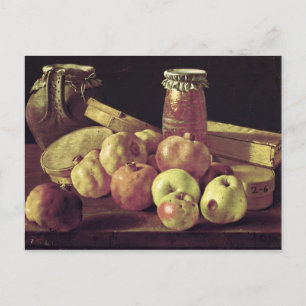 Cartão Postal Vida Estática com Pomegranatos