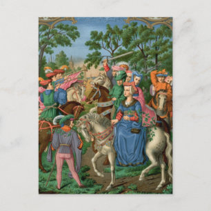 Cartão Postal Vida Medieval