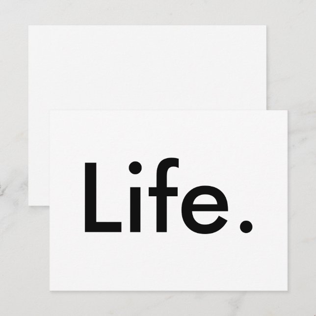 Cartão Postal VIDA moderna e chique. | (Frente/Verso)