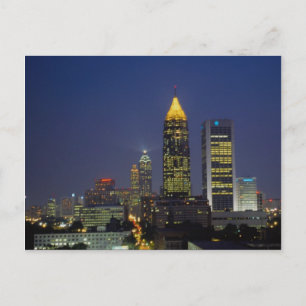 Cartão Postal Vida noturna excitante, Atlanta, Geórgia, EUA