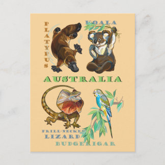 Cartão Postal Vida selvagem na Austrália