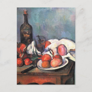 Cartão Postal Vida tranquila com cebolas - Paul Cézanne