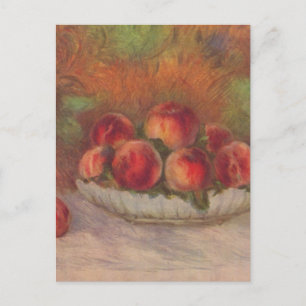 Cartão Postal Vida tranquila com frutas - Pierre-Auguste Renoir