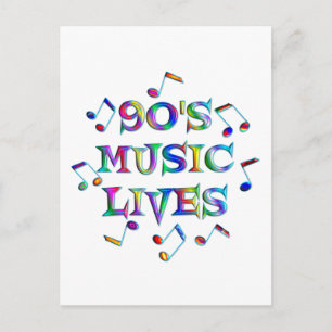 Cartão Postal Vidas Musicais dos anos 90