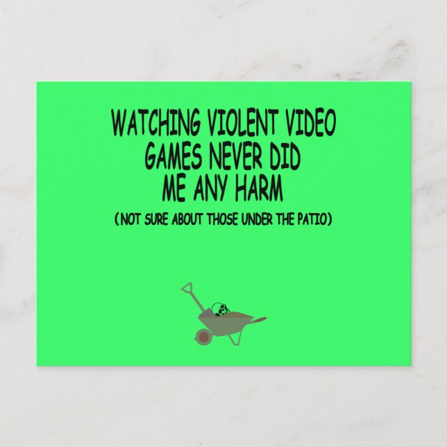 Cartão Postal Videogame de Viloent (Frente)