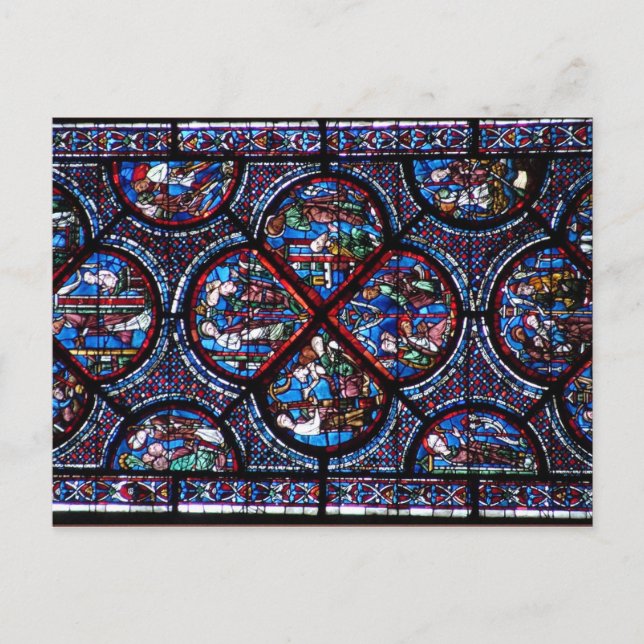 Cartão Postal Vidro Arranjado Francês (Frente)