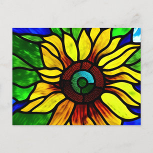 Cartão Postal Vidro Russo Aparente Campo