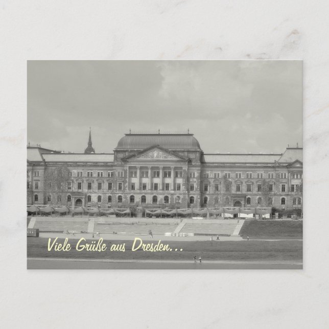 Cartão Postal Viele Grüße aus Dresden... (Frente)