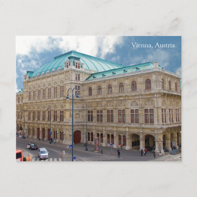 Cartão Postal Viena, Áustria (Frente)