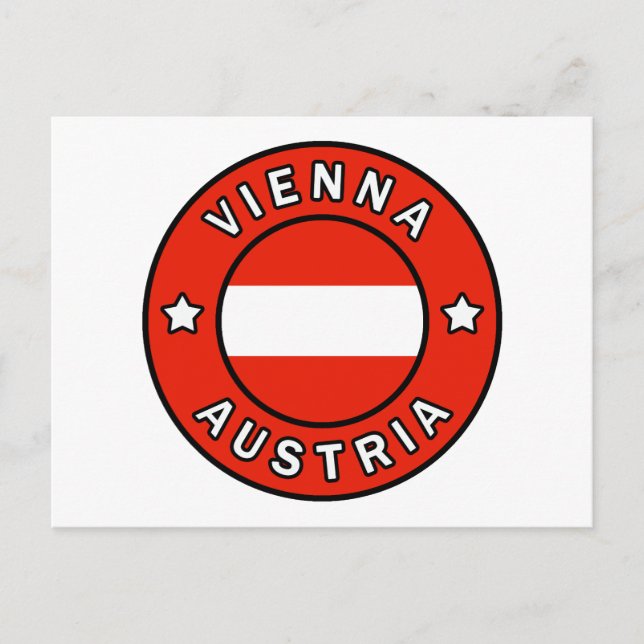 Cartão Postal Viena Áustria (Frente)