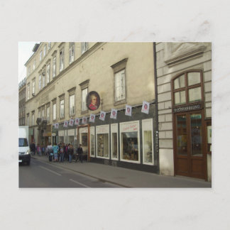 Cartão Postal Viena Áustria Mozart
