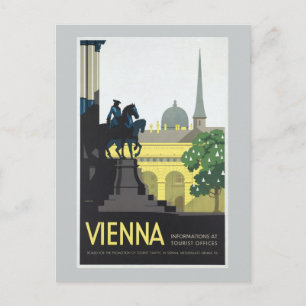 Cartão Postal Viena Áustria - Viagens Antigas
