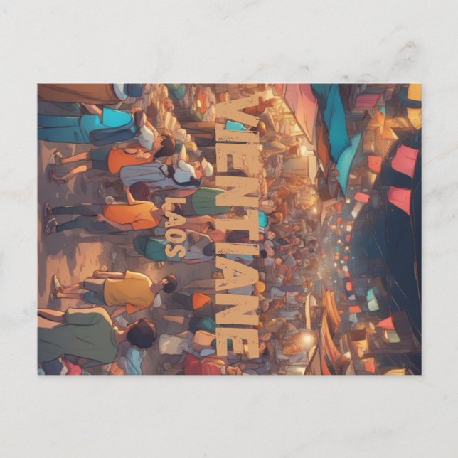 Cartão postal Vientiane (Frente)