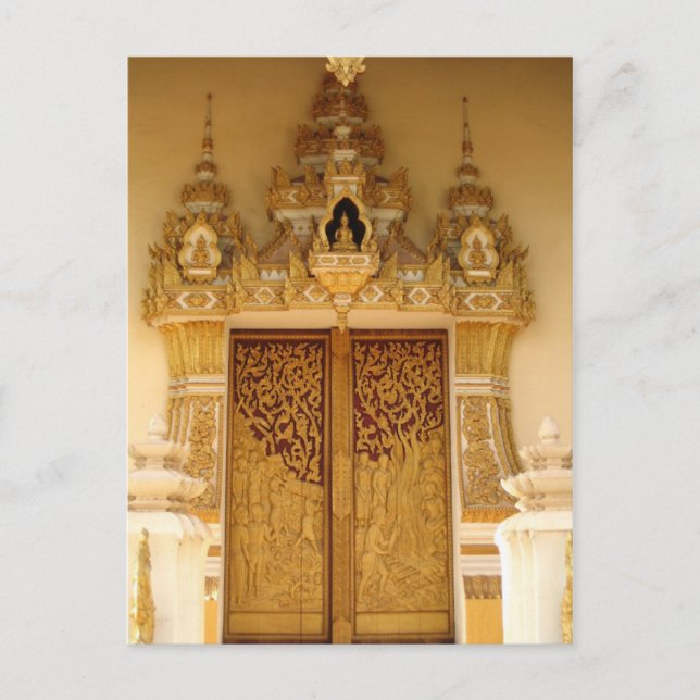 Cartão postal Vientiane Laos (Frente)
