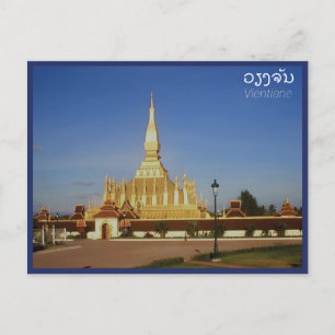 Cartão Postal Vientiane - Laos