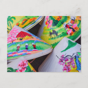 Cartão Postal Vietnã - Não-La ou Chapéu Cônico