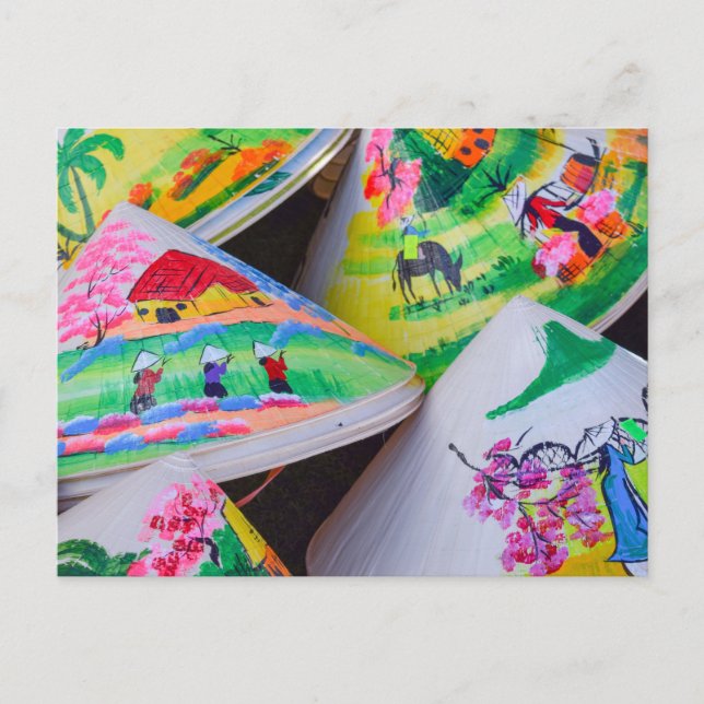Cartão Postal Vietnã - Não-La ou Chapéu Cônico (Frente)