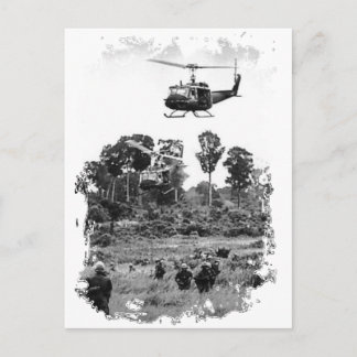 Cartão Postal Vietnam Huey Landing