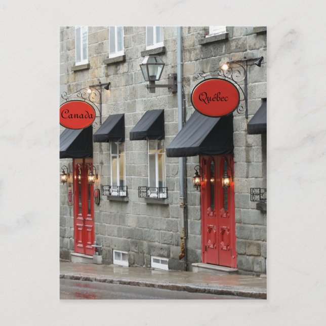 Cartão Postal Vieux/Old Quebec (Frente)