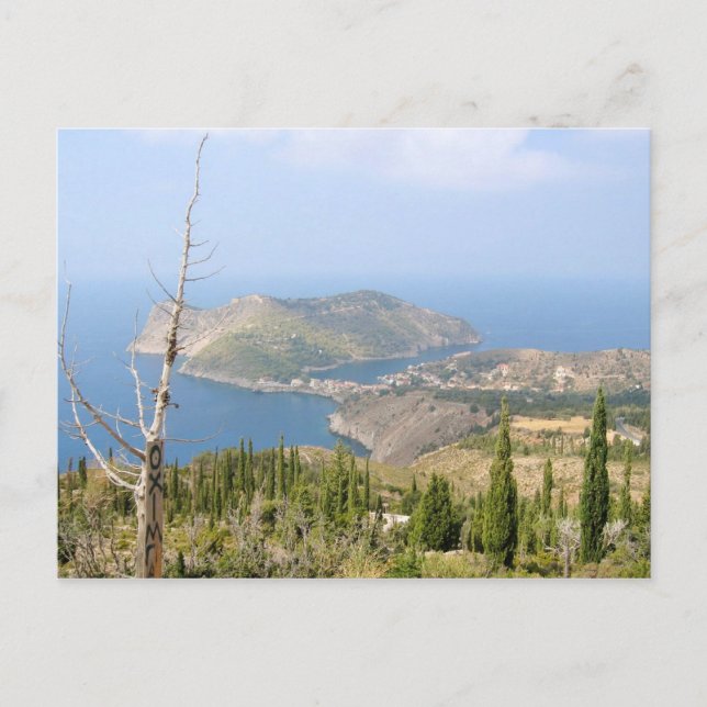 Cartão Postal View of Assos (Kefalonia) (Frente)