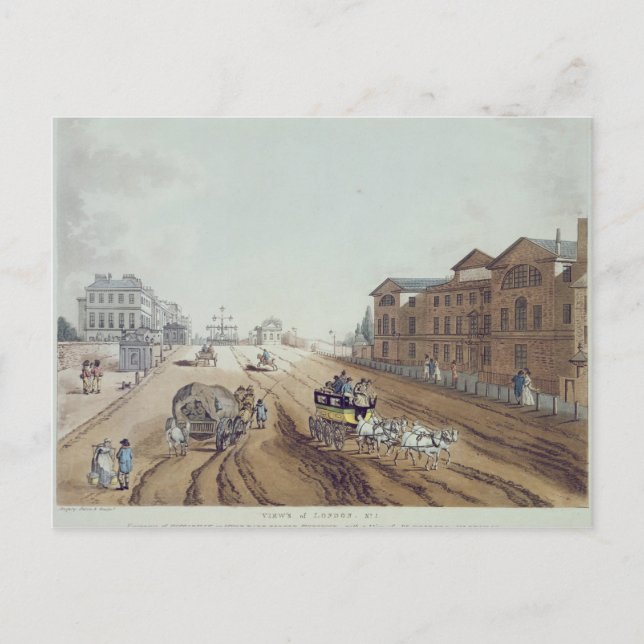 Cartão Postal View of London, 1797 (Frente)
