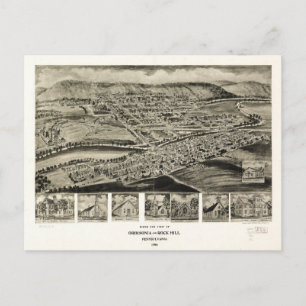 Cartão Postal View of Orbisonia & Rock Hill, Pensilvânia (1906)