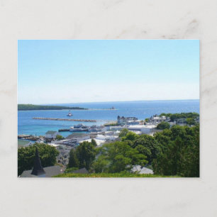 Cartão Postal View off Mackinac Island