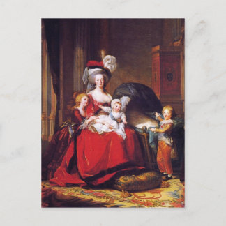 Cartão Postal Vigée-Lebrun - Marie Antoinette e seus filhos